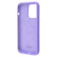 Чохол силіконовий мікрофібра (AA) Epic Silicone Case Full для Apple iPhone 13/14 black - зображення 7