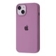 Чехол силиконовый микрофибра (AA) Epic Silicone Case Full для Apple iPhone 15 black currant - изображение 1