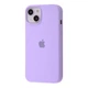 Чехол силиконовый микрофибра (AA) Epic Silicone Case Full для Apple iPhone 15 lilac - изображение 1