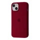 Чехол силиконовый микрофибра (AA) Epic Silicone Case Full для Apple iPhone 13/14 plum - изображение 1