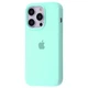 Чехол силиконовый Premium Silicone Case Full для Apple iPhone 14 Pro Max marine green + Подарок защитное стекло ESD Mietubl для Apple iPhone - изображение 2