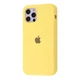 Чехол силиконовый Epic Premium Silicone Case Full для Apple iPhone 12/12 Pro mellow yellow - изображение 1