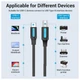Кабель Vention USB Type-C - USB Type-B, 2 m, Black (CQUBH) - изображение 5