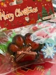 Игрушка антистресс сквиш Лапка новогодняя, 7см, Красно-черный - изображение 7
