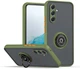 Чехол Fiji Colorframe для Samsung Galaxy A55 5G (A556) матовый бампер с кольцом подставкой Khaki - изображение 1