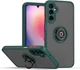 Чехол Fiji Colorframe для Samsung Galaxy A24 (A245) матовый бампер с кольцом подставкой Green - изображение 1