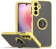 Чехол Fiji Colorframe для Samsung Galaxy A24 (A245) матовый бампер с кольцом подставкой Yellow - изображение 1