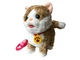Мягкая интерактивная игрушка Котик (рыжий), JS2263 - изображение 3