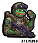 Военный шеврон Shevron.patch боевая лягушка Пепе с энергетиком (PEPE9) - изображение 2