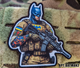 Военный шеврон Shevron.patch супергерой Бэтмен с автоматом на липучке (BATMAN2) - изображение 5