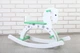 Деревянная лошадка-качалка Pony Star white green - изображение 1