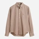 Рубашка хлопковая мужская GANT Reg Jaspe Tattersall Shirt 3240219-269 S Бежевая (7325707779091) - изображение 5
