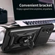 Протиударний броньований чохол із захистом камери для Samsung Galaxy A15 (A155) Armor Case Keysion black - зображення 6