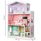 Кукольный дом Ecotoys WOW деревянный кукольный домик с мебелью, дом для куклы детский деревянный с мебелью, игрушечный кукольный домик - изображение 4