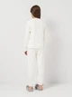 Детская теплая велюровая пижама для девочки Minoti 20pj41 41563JNR 104-110 см Белая (5063025374230) - изображение 2