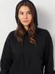 Худи женское ROZA 240410 2XL Черное (4824005710421) - изображение 4