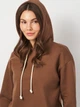 Худи женское ROZA 240410 2XL Коричневое (4824005710667) - изображение 4