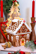 Посуд Home Styling Collection Cookie святковий у формі пряничного будиночка 22 см (8720573822671) - зображення 4