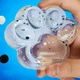 Игрушка антистресс сквиш Лапка котика, 7см, Прозрачный - изображение 1