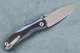 Кишеньковий ніж Real Steel E802 horus black/blue-7432 (E802-horusbl/blue-7432) - зображення 5