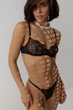 Комплект белья delicacy Perfect Female Черный XS/70D (188LS-27T-bl) - изображение 3