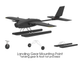 Літак Heewing T2 Cruza KIT (Grey) - зображення 2