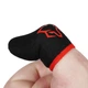 Игровые геймерские напальчники Sarafox Wasp Feelers v1 для пабга игры на телефоне пубг pubg mobile 2 пары Черный с красным - изображение 6
