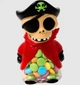 Копилка с конфетами драже Woogie Ghost Train Halloween 110 г - изображение 5