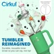 Термокружка с ручкой Cirkul All-Day StrawSip из нержавеющей стали Зеленая 1183 мл - изображение 2