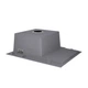 Мойка для кухни интегрированная Lidz Handmade H6350R крыло справа (LDH6350BRUR45587) Brushed Steel 3,0/1,0 мм - изображение 5