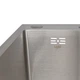 Мойка для кухни интегрированная Lidz Handmade H6350R крыло справа (LDH6350BRUR45587) Brushed Steel 3,0/1,0 мм - изображение 4