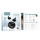 Наушники в кейсе HOCO Shadow true wireless sleep BT headset EW65 Черный - изображение 3
