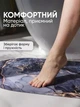 Большой коврик для ванной комнаты, кухни, нескользящий, Smart ковер в ванную суперпоглощающий, диатомитовый, 48х78 см, синий - изображение 7