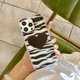 Панель Зебра із чорним серцем для Apple Iphone 16 Plus Прозора - изображение 4