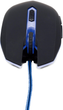 Мышь Gembird MUSG-001-B USB Black/Blue (MUSG-001-B) - изображение 3