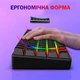 Комплект Клавиатура и беспроводная мышь компьютерная с подсветкой Универсальный набор для ПК Черный - изображение 7