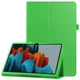 Чехол-книжка Litchi Leather Case для Samsung Galaxy Tab S7 / S8 11.0 (Wake / Sleep) Green - изображение 1