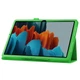 Чехол-книжка Litchi Leather Case для Samsung Galaxy Tab S7 / S8 11.0 (Wake / Sleep) Green - изображение 7
