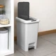 Ведро для мусора MVM с крышкой и педалью BIN-01 20л Серое (BIN-01 20L GRAY) - изображение 6