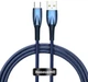 Кабель Baseus Glimmer Series Fast Charging Cable USB to Type-C 100W 1m CADH000403 Blue - изображение 1