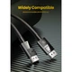 Видео кабель UGREEN DP114 DP Male to Male DP1.4 8K Round Cable ABS Shell Braid 1.5m, Black - изображение 8