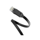 Сетевой кабель UGREEN Cat 6 U/UTP Lan Flat Cable 3m, Black - изображение 3