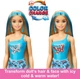 Лялька Барбі Кольорове перетворення Barbie Color Reveal Doll 1960s Theme - зображення 3