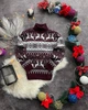 Женский новогодний свитер с оленями "New Deer" Бордовый, под шею, размер S - изображение 1