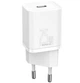 Сетевое зарядное устройство Baseus Super Si Quick Charger 1C 25W EU White - изображение 1