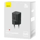 Сетевое зарядное устройство Baseus GaN5 Fast Charger(mini) 1C 20W EU Black - изображение 2
