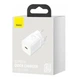 Сетевое зарядное устройство Baseus Super Si Quick Charger 1C 25W EU White - изображение 2