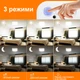 Нічник з датчиком руху акумуляторний Світлодіодний світильник 4200mAh білий - зображення 6