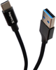 Kabel ColorWay USB Type-C 2.4A 2 m Black (CW-CBUC008-BK) - obraz 4