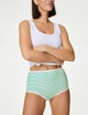 Набор хлопковых трусиков Marks&Spencer модель Full briefs 10(38) 5 шт разноцветный rich aqua 0057 - изображение 2